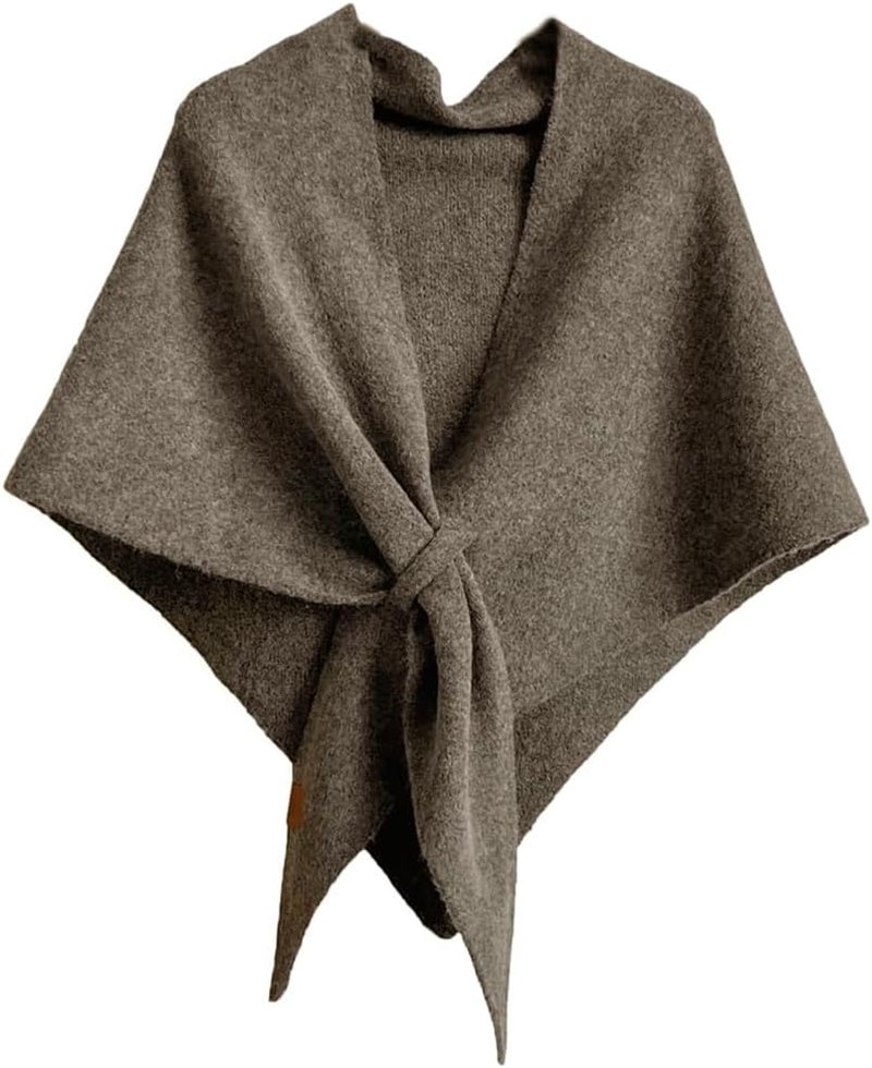 Upbull Winter Shawl Wraps Women Knitted Shawls and Wraps Cardigan Cape Wool Pashmina Shoulder Top Sweater Shawl Scarf 2025 - Image 1